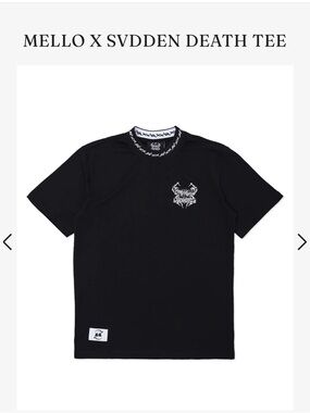 Limited Edition Marshmello x Svdden Death Graphic T-Shirt - Size MEDIUM